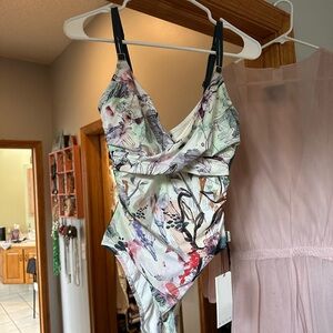 SHAN Multicolor Artistic Swimsuit